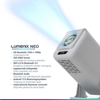 Lumenix NEO Mini Beamer 2025 Wit