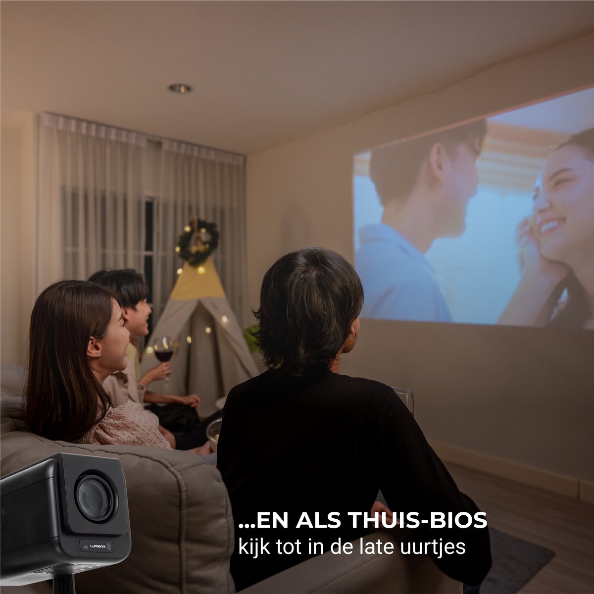 Lumenix NEO Mini Beamer 2025 Zwart