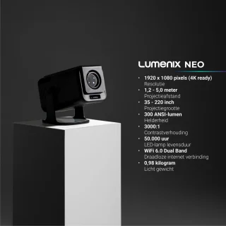 Lumenix NEO Mini Beamer 2025 Zwart