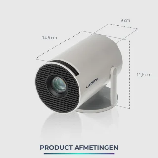 Lumenix R1 Mini Beamer Smart TV 4K Projector Wit