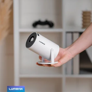 Lumenix R1 Mini Beamer Smart TV 4K Projector Wit