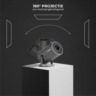 Lumenix R1 Mini Beamer Zwart