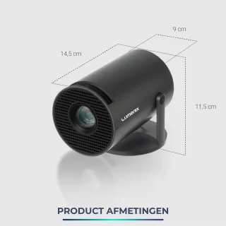 Lumenix R1 Mini Beamer Zwart
