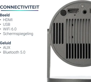 Lumenix R1 Mini Beamer Zwart
