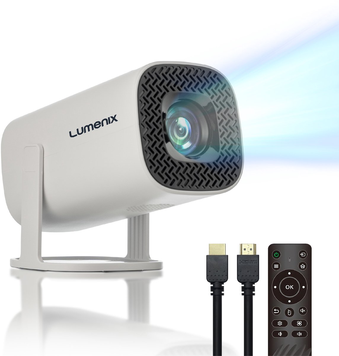 De Lumenix S2 Mini Beamer 2025 Wit in één oogopslag