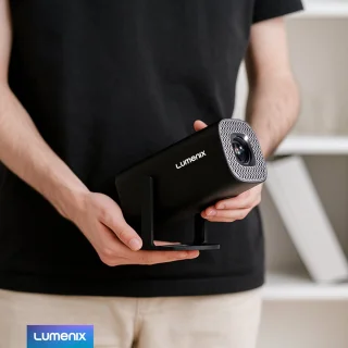 Lumenix S2 Mini Beamer 4K Ultra HD Zwart