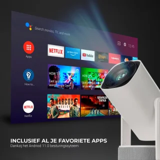 Lumenix X1 PRO Mini Beamer Wit