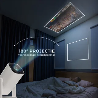 Lumenix X1 PRO Mini Beamer Wit