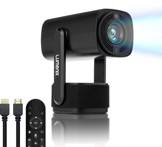 Lumenix X1 PRO Mini Beamer Zwart