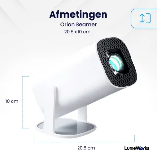 LumeWorks Orion Mini 4K Android Beamer Wit