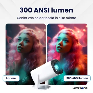 LumeWorks Orion Mini 4K Android Beamer Wit