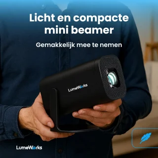 LumeWorks Orion Mini 4K Beamer Zwart