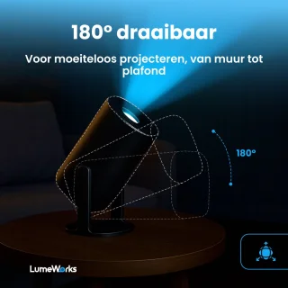 LumeWorks Orion Mini 4K Beamer Zwart