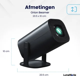 LumeWorks Orion Mini 4K Beamer Zwart