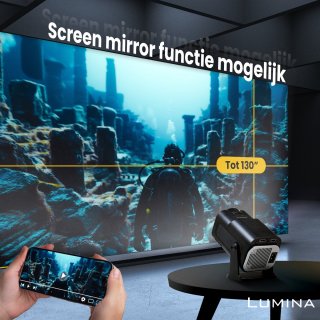 Lumina Orbit Mini Beamer 2025 Zwart