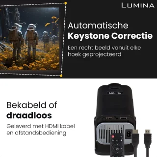 Lumina Orbit Mini Beamer 2025 Zwart