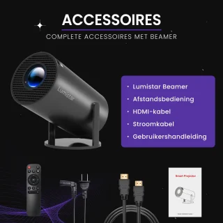 Lumistar Premium Mini Beamer 2025 Zwart