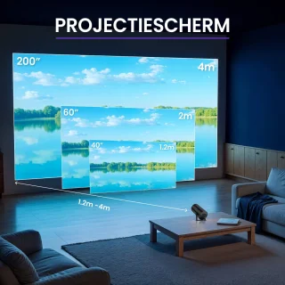 Lumistar Premium Mini Beamer 2025 Zwart