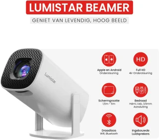 Lumistar Pro Mini Beamer 2025 Wit
