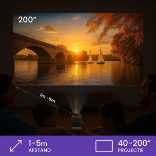 Lumistar® Pro+ Mini Beamer - Zwart