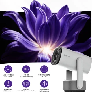 Lumistar Ultra Mini Beamer 2025 - Smart TV Projector Wit