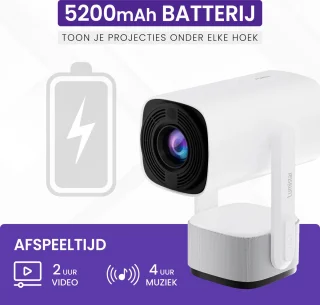 Lumistar Ultra Mini Beamer 2025 - Smart TV Projector Wit