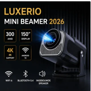 Wat vinden we goed aan de LUXERIO Mini Beamer 2026 – Draagbare Beamer