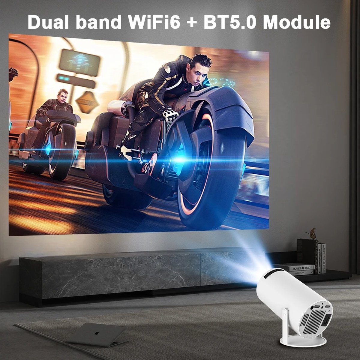 Wat vinden we goed aan de Magcubic 4K WiFi Projector 1280x720 Wit