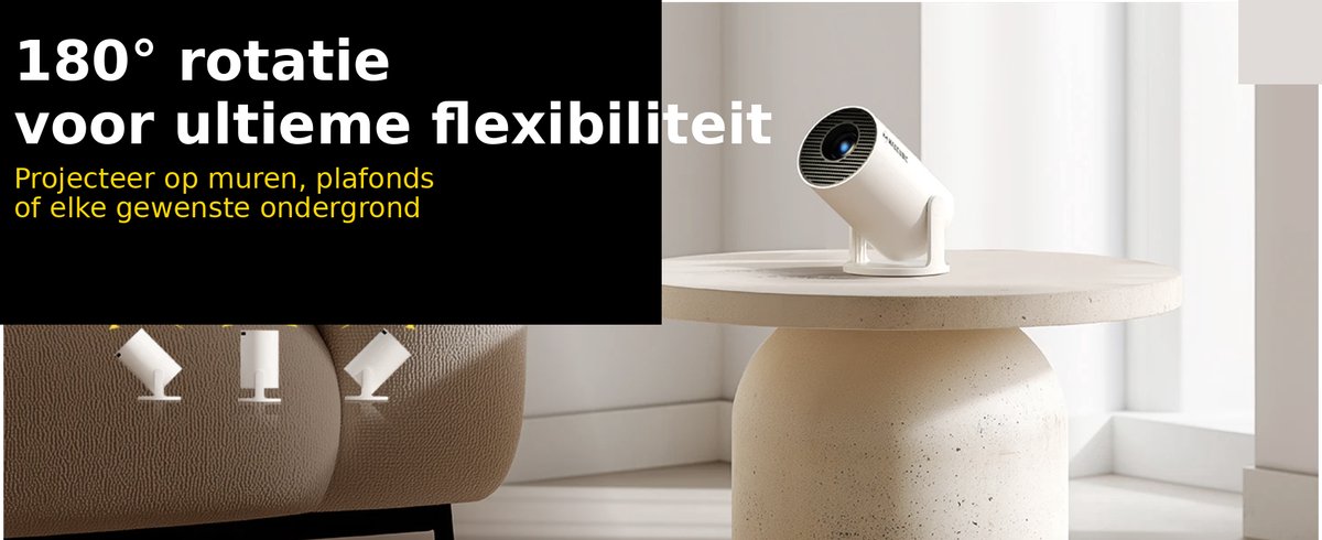 Wat vinden we goed aan de MAGCUBIC HY300 Pro 4K Android Beamer