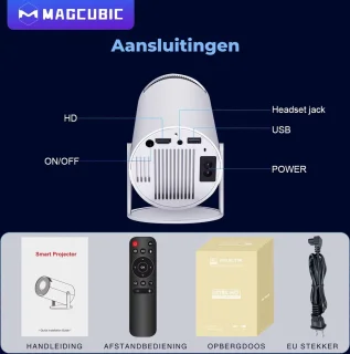 Magcubic HY300 Pro™ Grijs Mini Beamer