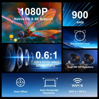 Magcubic HY450 1080P Android Beamer