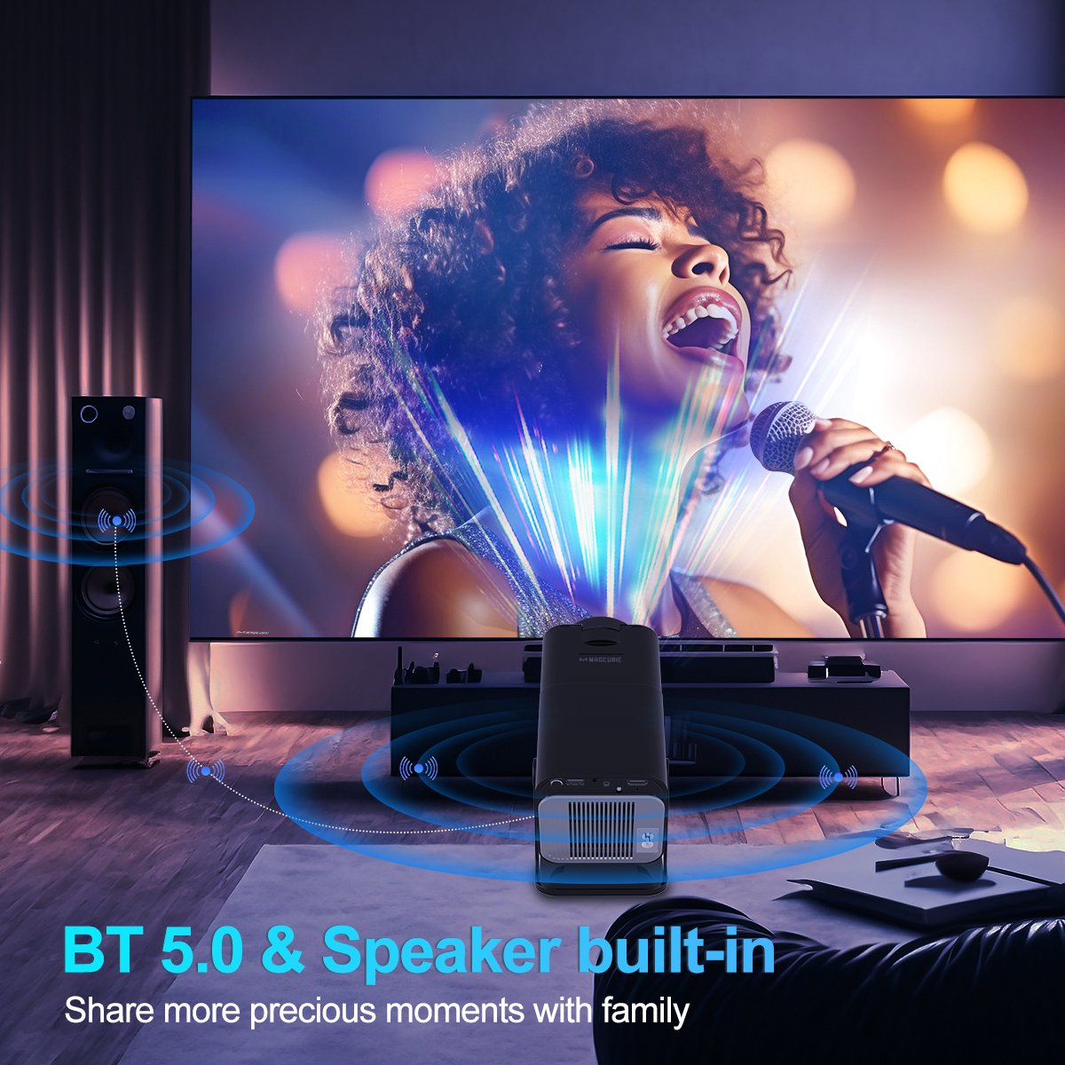 Wat vinden we goed aan de Magcubic PRO HY320 2025 WiFi 6 Mini Beamer