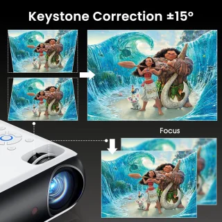 MELVRA Mini 4K Draagbare Projector