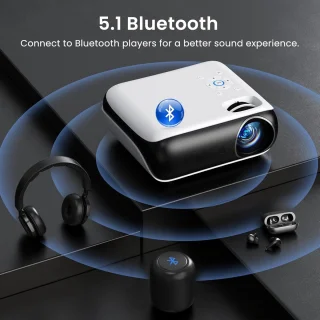 MELVRA Mini 4K Draagbare Projector