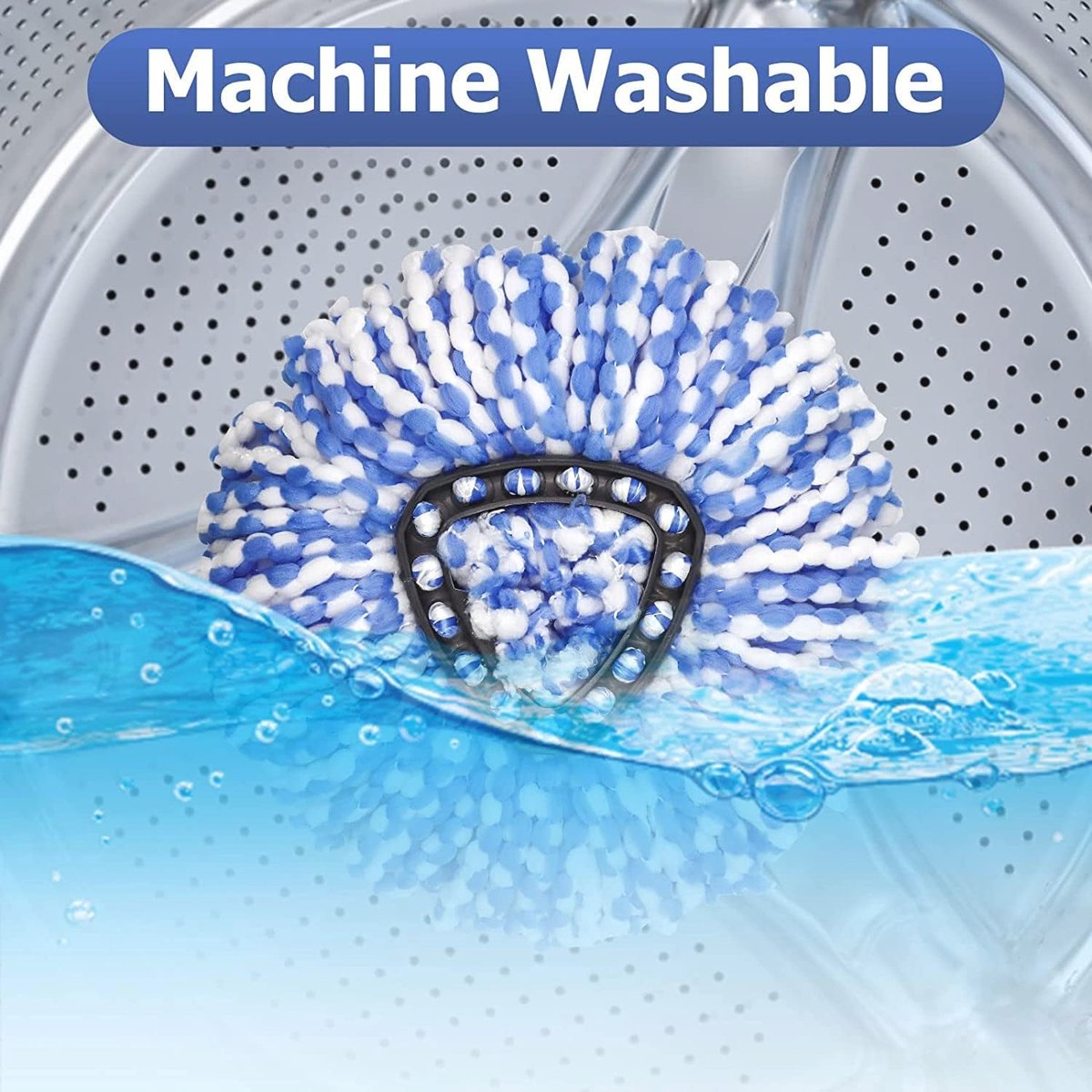 Microfiber Spin Mop Vervangende Hoofden 6-Pack