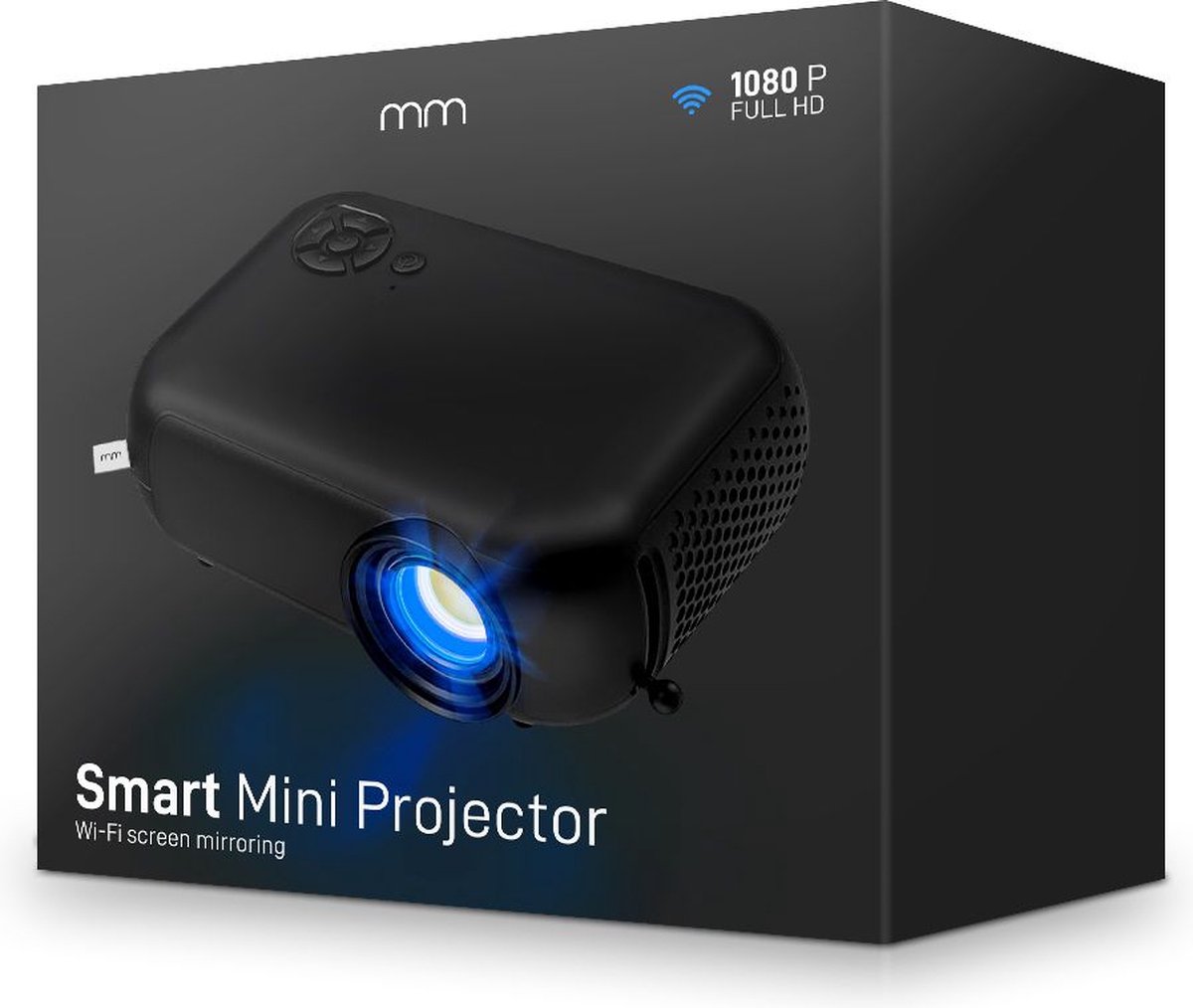 MikaMax Smart Mini Projector Mini Beamer