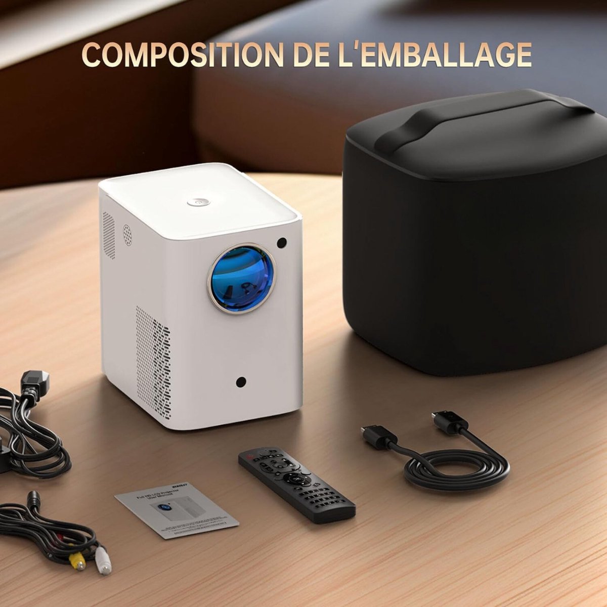 Mini 1080P Bluetooth Draagbare Projector Beamer