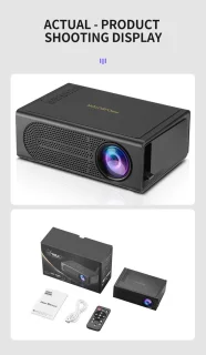 Mini 1080P-projector - Zwart