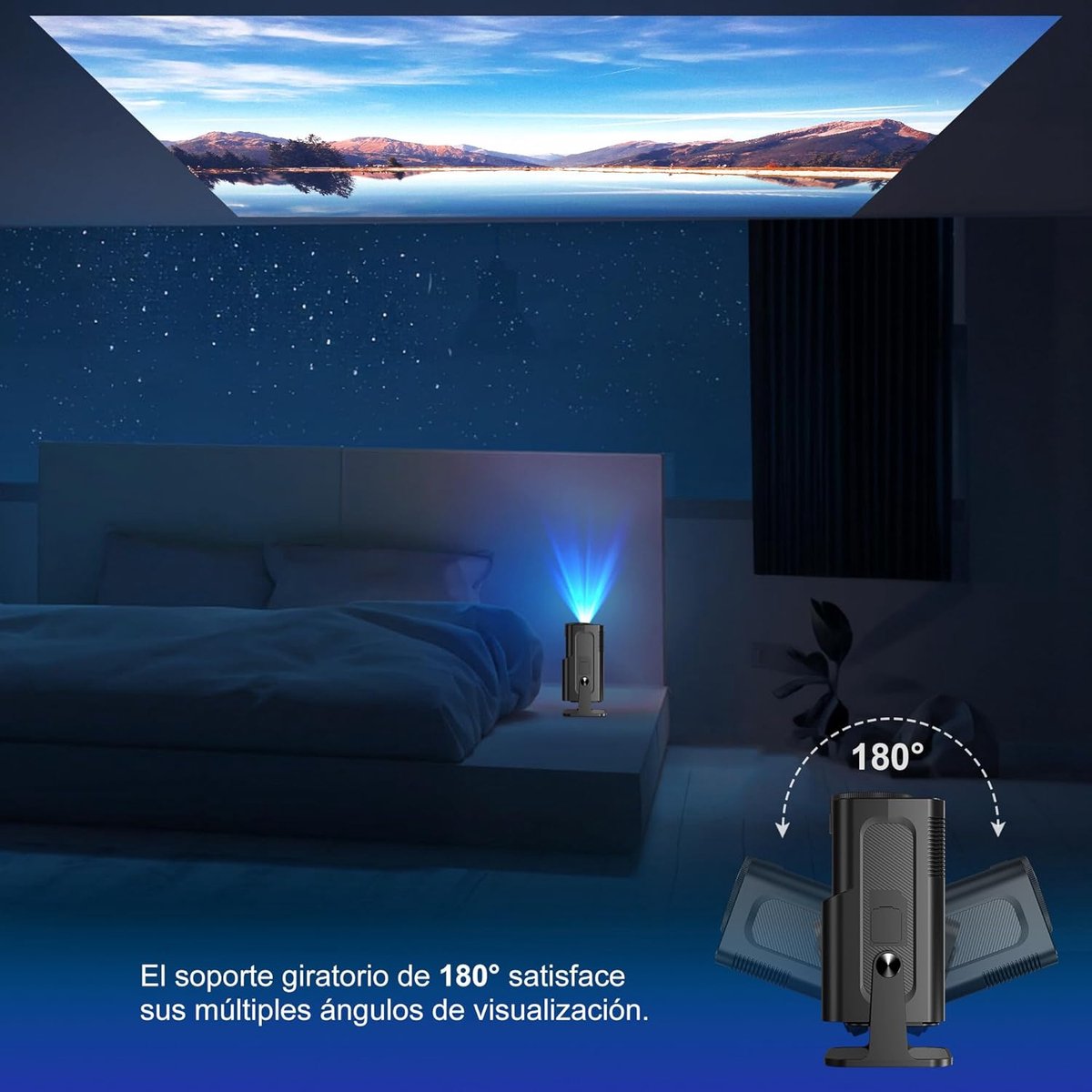 Mini 4K Thuisbioscoop Projector Android 11.0