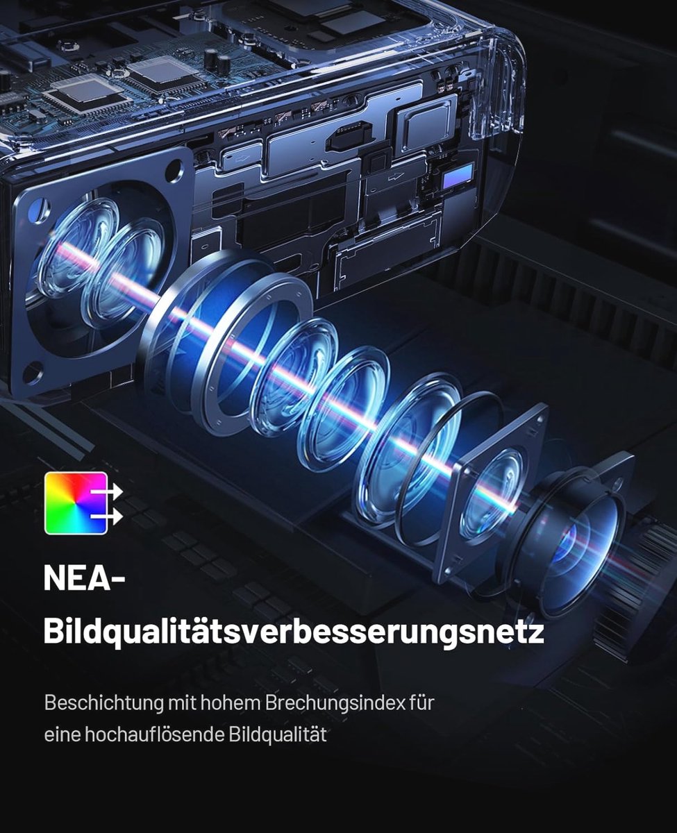 Mini Beamer 1080p Draagbaar Dual WiFi