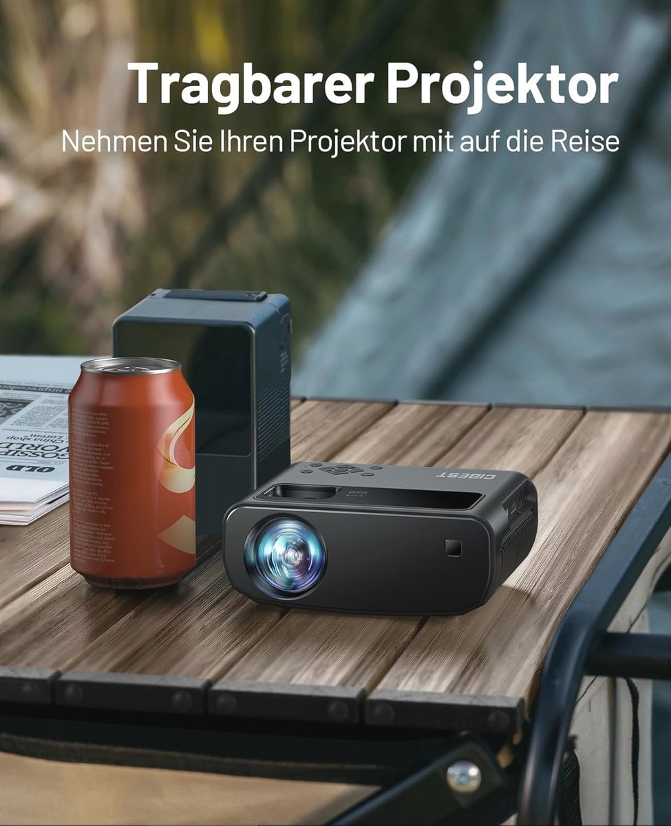 Mini Beamer 1080p Draagbaar Dual WiFi