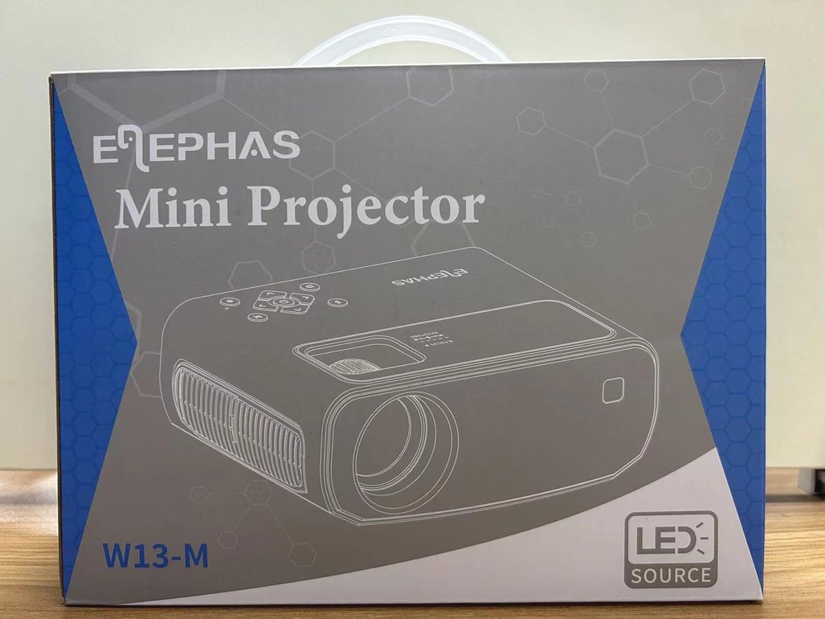 Mini Beamer 1080p Draagbaar Dual WiFi