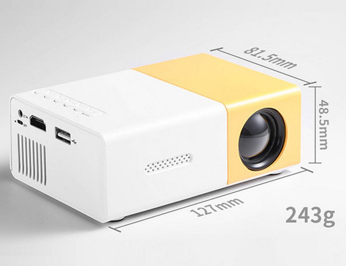 Mini Beamer 1080P Full HD Wifi Projector EU