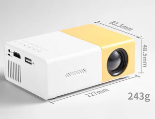 Mini Beamer 1080P Full HD Wifi Projector EU