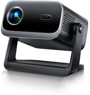 Mini Beamer 1080P WiFi Bluetooth Draagbare Projector Zwart