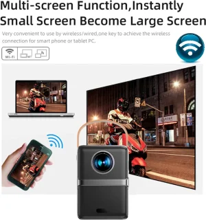 Mini Beamer 2024 Model WiFi Bluetooth Projector