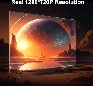 Mini Beamer 2025 Pro Draagbare Projector + 100'' Projectiescherm