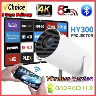 Mini Beamer 2025 Pro Draagbare Projector + 100'' Projectiescherm
