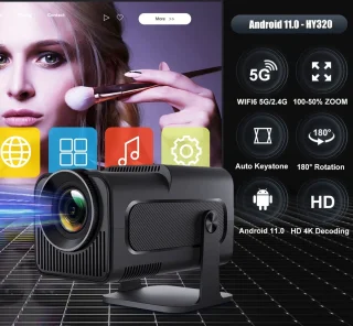 Mini Beamer 4K Android 11.0 Wifi 6 Bluetooth 5.2 2024 Model