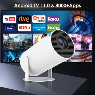 Mini Beamer 4K Android Smart TV Projector